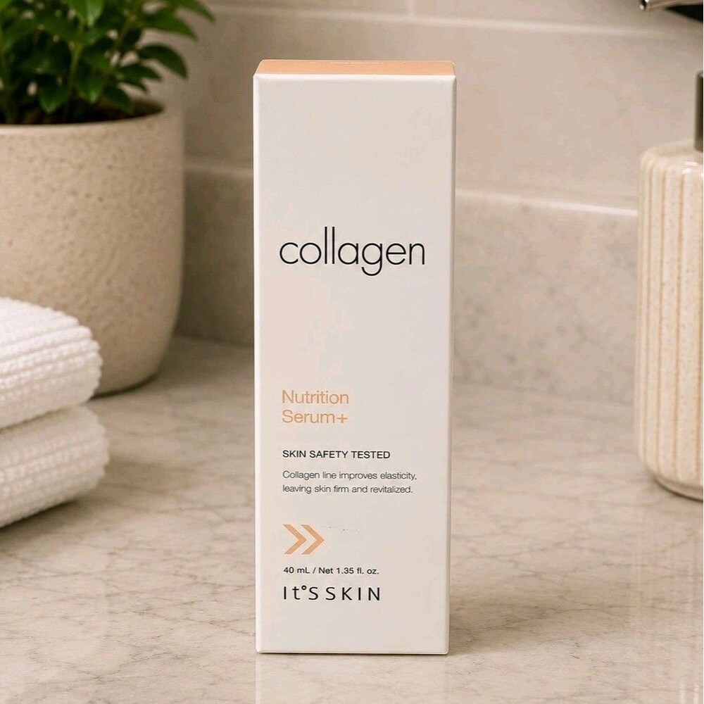 IT'S SKIN Collagen Nutrition Serum + 1.35 fl Oz Firming Elasticity  Exp 9/2028